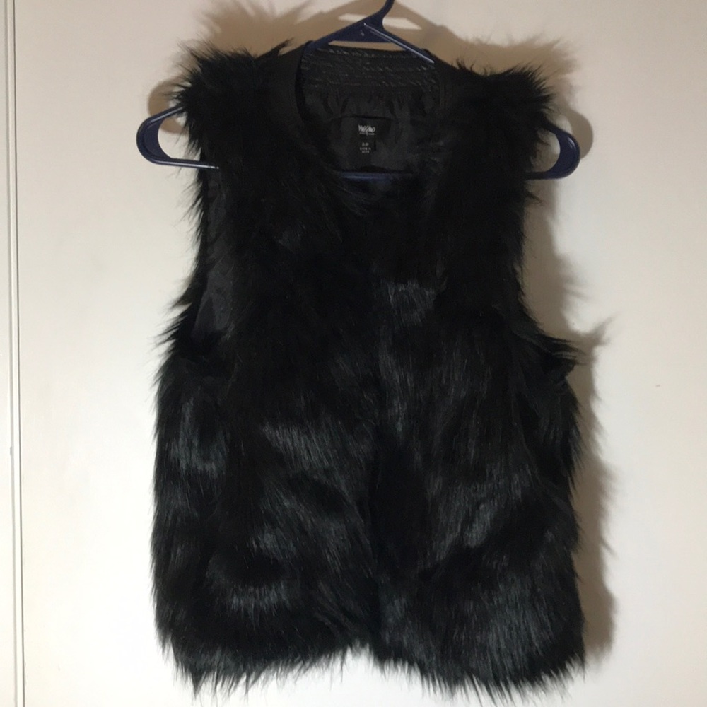 Faux fur vest